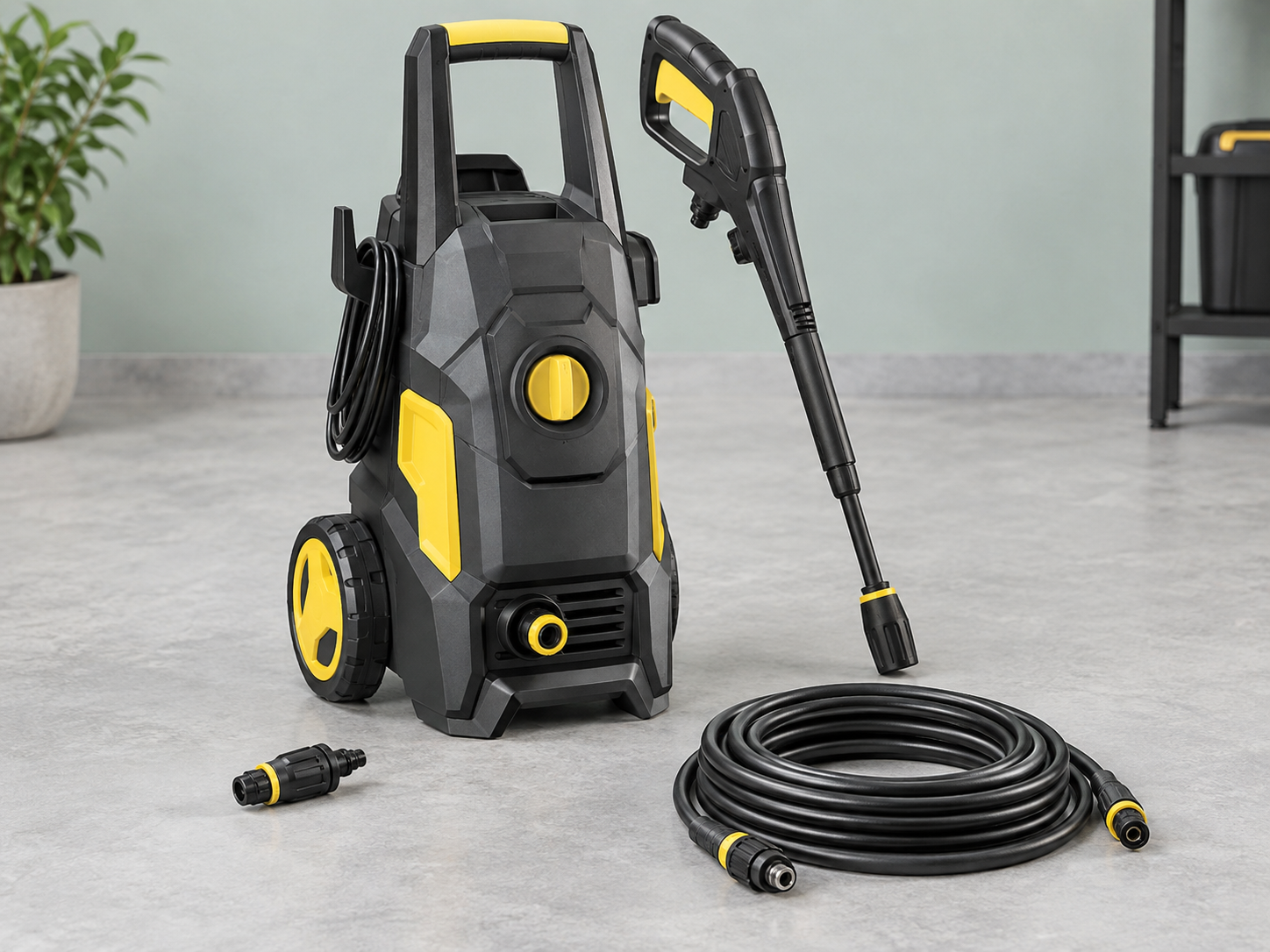 Idropulitrice compatta con lancia